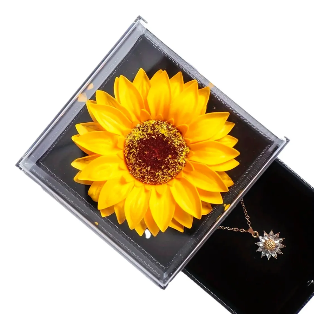 Collar Con Colgante De Girasol